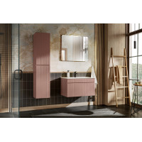 Koupelnová závěsná skříňka pod umyvadlo ICON - rose - 100 cm