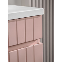 Koupelnová závěsná skříňka pod umyvadlo ICON - rose - 80 cm