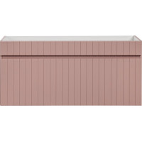 Koupelnová závěsná skříňka pod umyvadlo ICON - rose - 100 cm