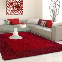 Kusový koberec Life Shaggy 1503 red, 60x110 cm