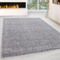 Kusový koberec Life Shaggy 1500 light grey, 60x110 cm