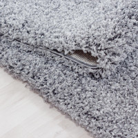 Kusový koberec Life Shaggy 1500 light grey, 60x110 cm