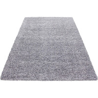 Kusový koberec Life Shaggy 1500 light grey, 60x110 cm