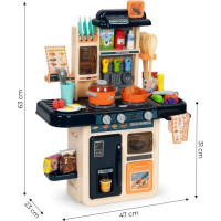 ECOTOYS Kuchyňka se zvuky a světly - modrá