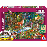 SCHMIDT Puzzle Lesní zvířátka 150 dílků