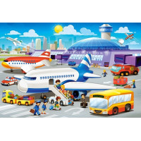 CASTORLAND Puzzle Na letišti MAXI 40 dílků