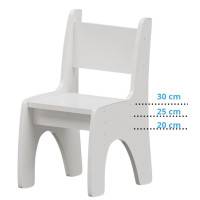 Dětský toaletní stolek s nastavitelnou židličkou