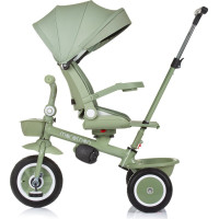 CHIPOLINO Tříkolka se stříškou Marathon 2v1 Pastel Green