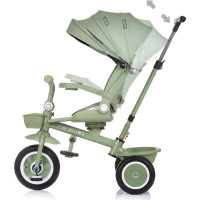 CHIPOLINO Tříkolka se stříškou Marathon 2v1 Pastel Green