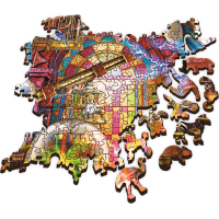 TREFL Dřevěné puzzle Magická komnata 1000 dílků