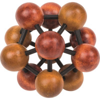 PROFESSOR PUZZLE Dřevěný hlavolam Atom