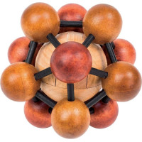 PROFESSOR PUZZLE Dřevěný hlavolam Atom