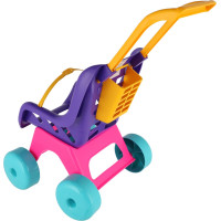 TEDDIES Kočárek pro panenky Buggy Sport růžovo-fialový 1ks (mix)