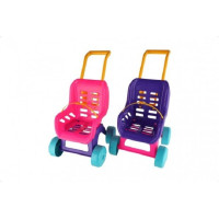 TEDDIES Kočárek pro panenky Buggy Sport růžovo-fialový 1ks (mix)