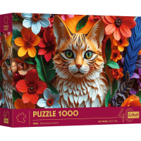 TREFL Puzzle Paper Art: Kočka 1000 dílků