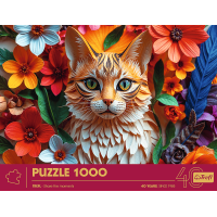 TREFL Puzzle Paper Art: Kočka 1000 dílků