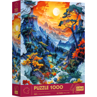 TREFL Puzzle Paper Art: Údolí 1000 dílků