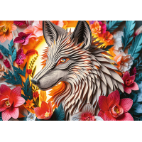TREFL Puzzle Paper Art: Vlk 1000 dílků