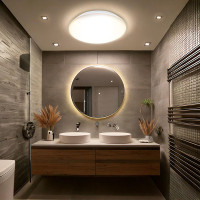Solight LED osvětlení Adrano s ochranou proti vlhkosti, IP54, 28W, 2380lm, 3CCT, 38cm