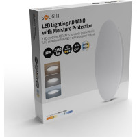 Solight LED osvětlení Adrano s ochranou proti vlhkosti, IP54, 28W, 2380lm, 3CCT, 38cm