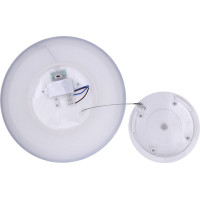 Solight LED osvětlení Acate s ochranou proti vlhkosti, IP54, 24W, 2160lm, 3CCT, 30cm, stříbrná
