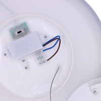 Solight LED osvětlení Acate s ochranou proti vlhkosti, IP54, 24W, 2160lm, 3CCT, 30cm, stříbrná
