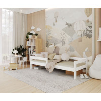Dětská postel se šuplíkem HUGO V - 190x80 cm - bílá