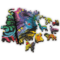 TREFL Dřevěné puzzle Barevné štěně 501 dílků