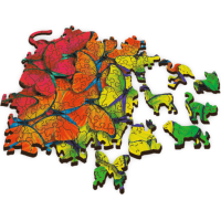 TREFL Dřevěné puzzle Duhoví motýly 501 dílků