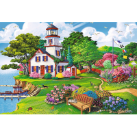 TREFL Dřevěné puzzle Letní ráj 501 dílků