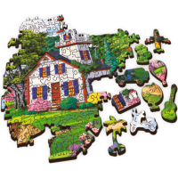TREFL Dřevěné puzzle Letní ráj 501 dílků