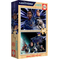 EDUCA Dřevěné puzzle Lightyear 2x50 dílků