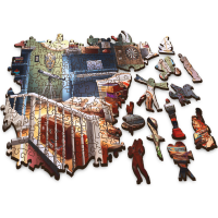 TREFL Dřevěné puzzle Poklady z půdy 501 dílků