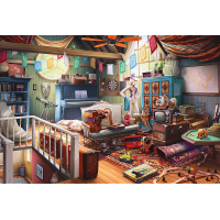 TREFL Dřevěné puzzle Poklady z půdy 501 dílků