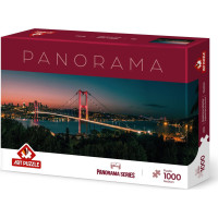 ART PUZZLE Panoramatické puzzle Noční Istanbul 1000 dílků
