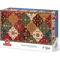 ART PUZZLE Puzzle Anatolské květiny na koberci 1000 dílků