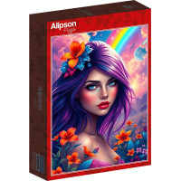 ALIPSON Puzzle Duhová dívka 500 dílků