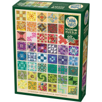 COBBLE HILL Puzzle Kostky prošívané deky 1000 dílků