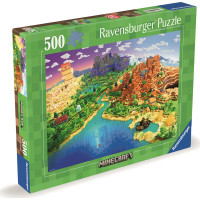 RAVENSBURGER Puzzle Minecraft 500 dílků