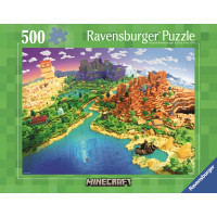 RAVENSBURGER Puzzle Minecraft 500 dílků