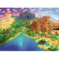 RAVENSBURGER Puzzle Minecraft 500 dílků