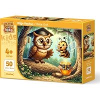 ART PUZZLE Puzzle Moudrá sova 50 dílků
