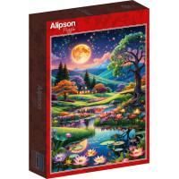 ALIPSON Puzzle Noc za úplňku 500 dílků
