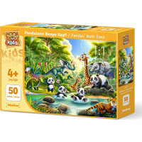 ART PUZZLE Puzzle Pandí koupání 50 dílků