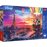 TREFL Puzzle Premium Plus Mickea a Minnie v Paříži 1000 dílků