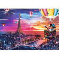 TREFL Puzzle Premium Plus Mickea a Minnie v Paříži 1000 dílků