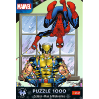 TREFL Puzzle Premium Plus Spiderman a Wolverin 1000 dílků
