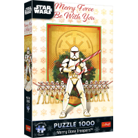TREFL Puzzle Premium Plus Star Wars: Merry Clone Troopers 1000 dílků