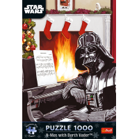 TREFL Puzzle Premium Plus Star Wars: Vánoce s Darth Vaderem 1000 dílků
