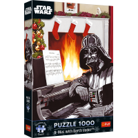 TREFL Puzzle Premium Plus Star Wars: Vánoce s Darth Vaderem 1000 dílků